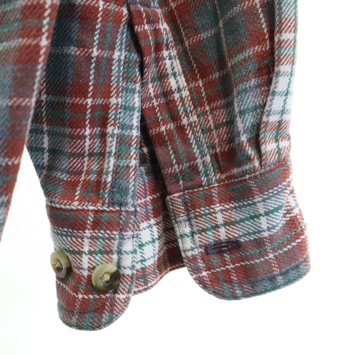 PEPSI ペプシ 90s オールド 長袖 ネルシャツ M レッド系 メンズ