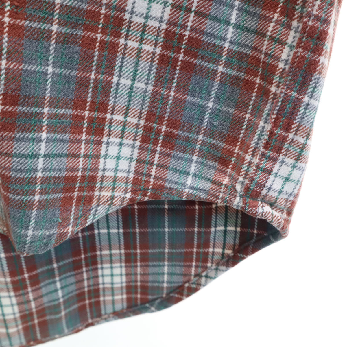 PEPSI ペプシ 90s オールド 長袖 ネルシャツ M レッド系 メンズ