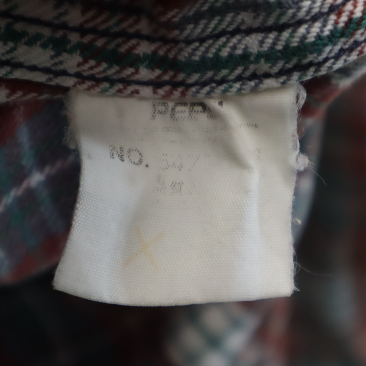 PEPSI ペプシ 90s オールド 長袖 ネルシャツ M レッド系 メンズ