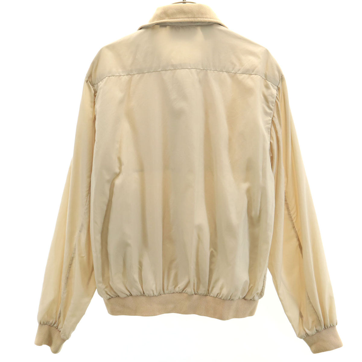 IZOD LACOSTE アイゾッドラコステ 70s ヴィンテージ 糸巻きタグ 長袖 ナイロンジャケット M ベージュ系 メンズ