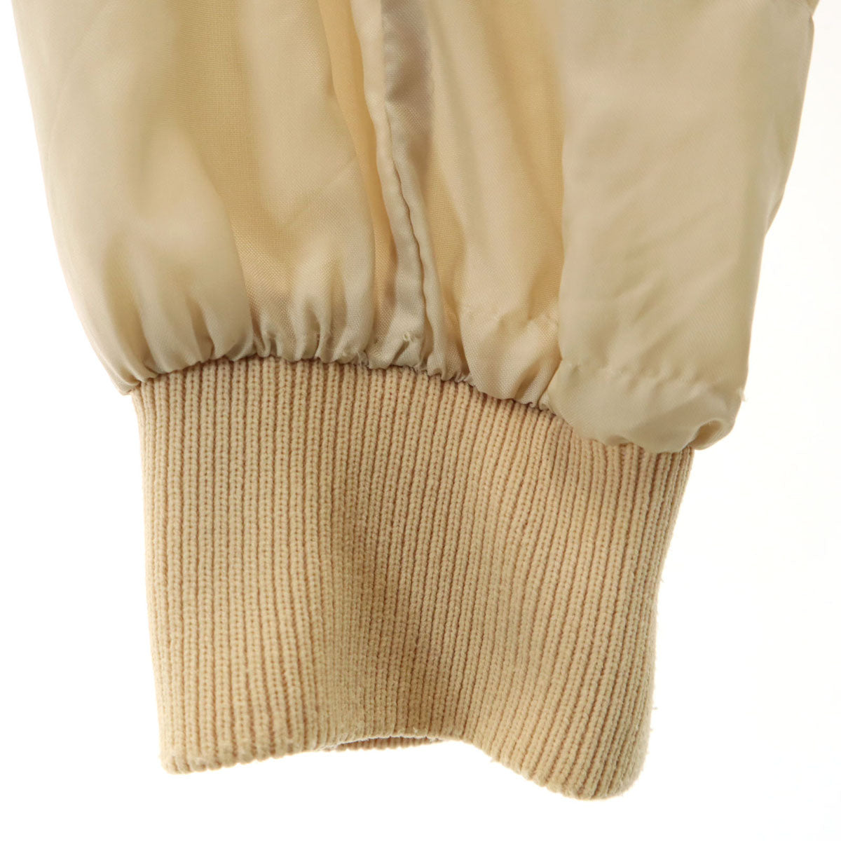 IZOD LACOSTE アイゾッドラコステ 70s ヴィンテージ 糸巻きタグ 長袖 ナイロンジャケット M ベージュ系 メンズ