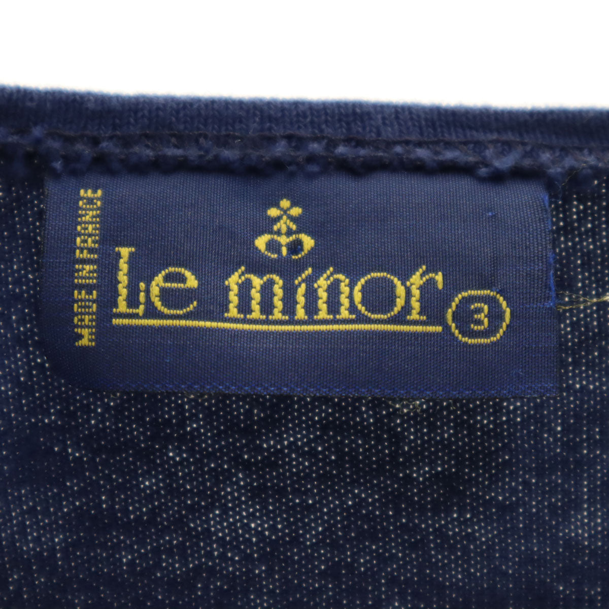 Le Minor ルミノア 長袖 バスク シャツ 3 ネイビー系 レディース