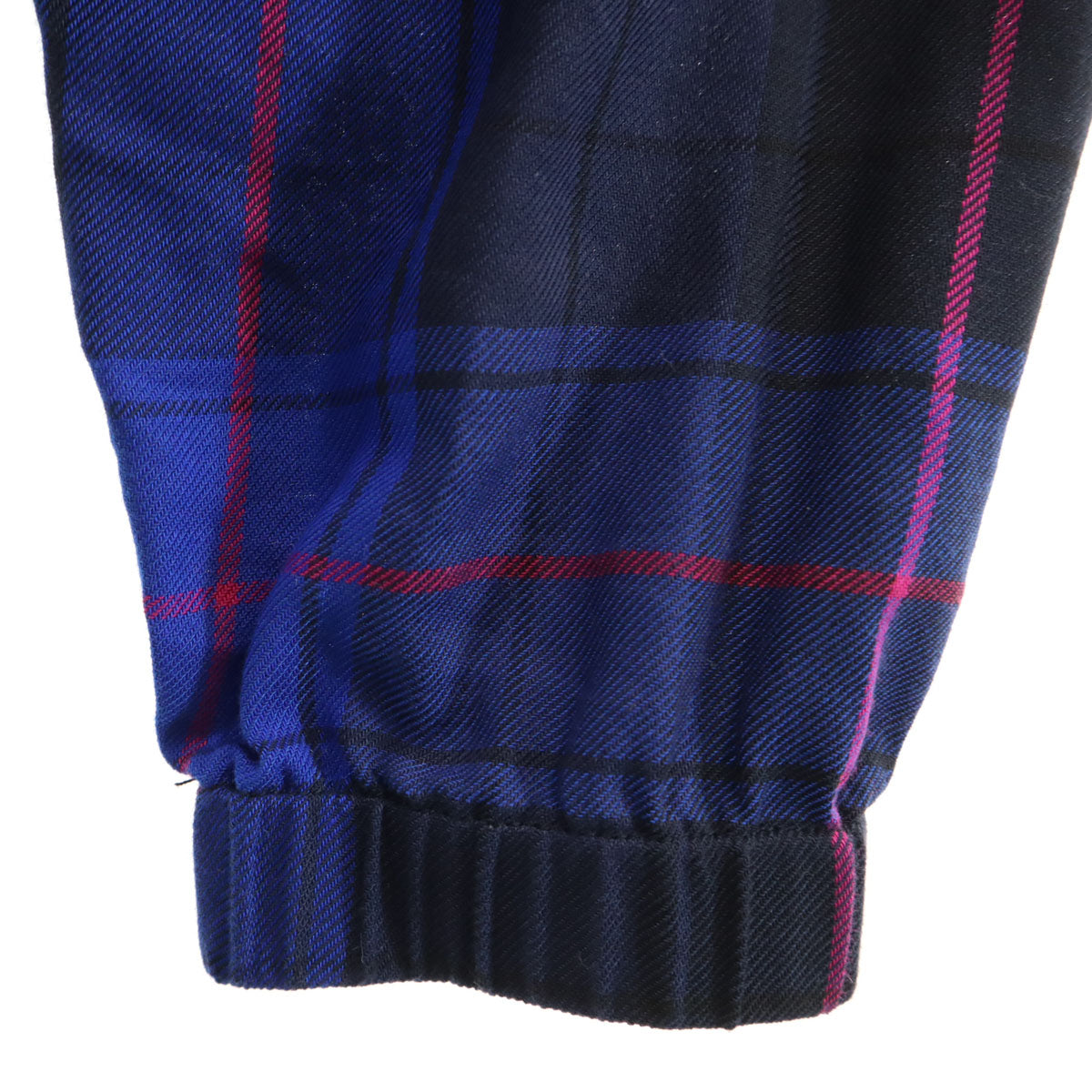 SOPHNET. ソフネット チェック 長袖 ハーフジップ ジャケット M ブルー系 プルオーバー メンズ