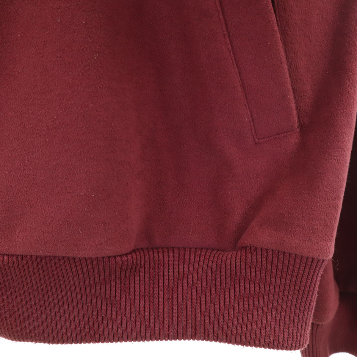 CLUB adidas クラブ アディダス 70s 80s ヴィンテージ マイクロフリース ブルゾン O ボルドー系 デサント ジャケット メンズ