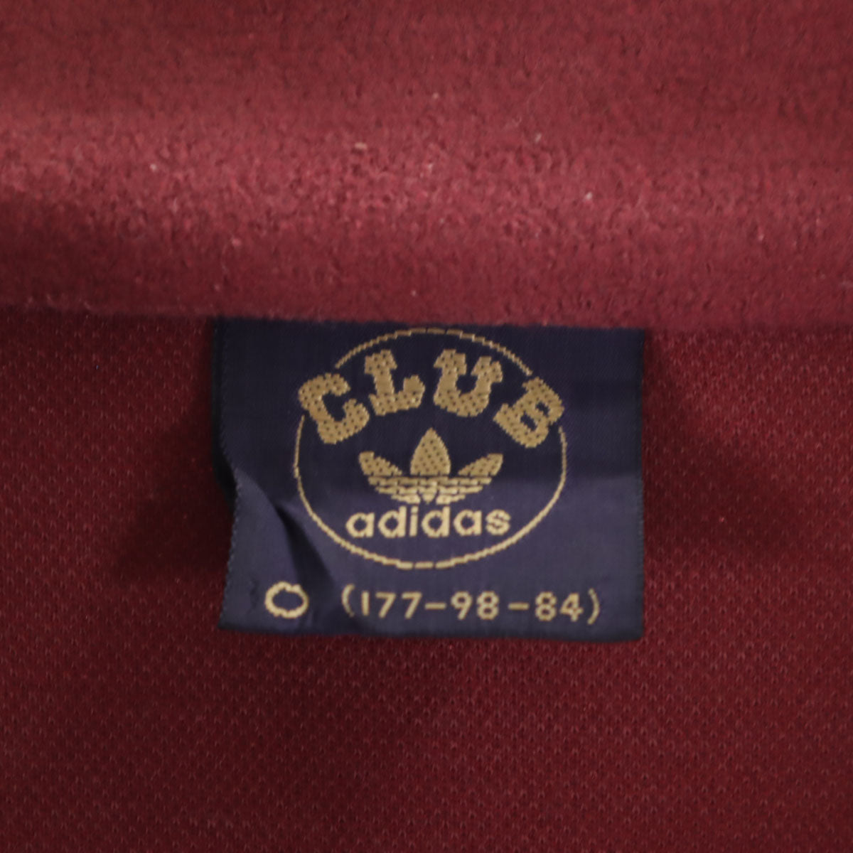 CLUB adidas クラブ アディダス 70s 80s ヴィンテージ マイクロフリース ブルゾン O ボルドー系 デサント ジャケット メンズ