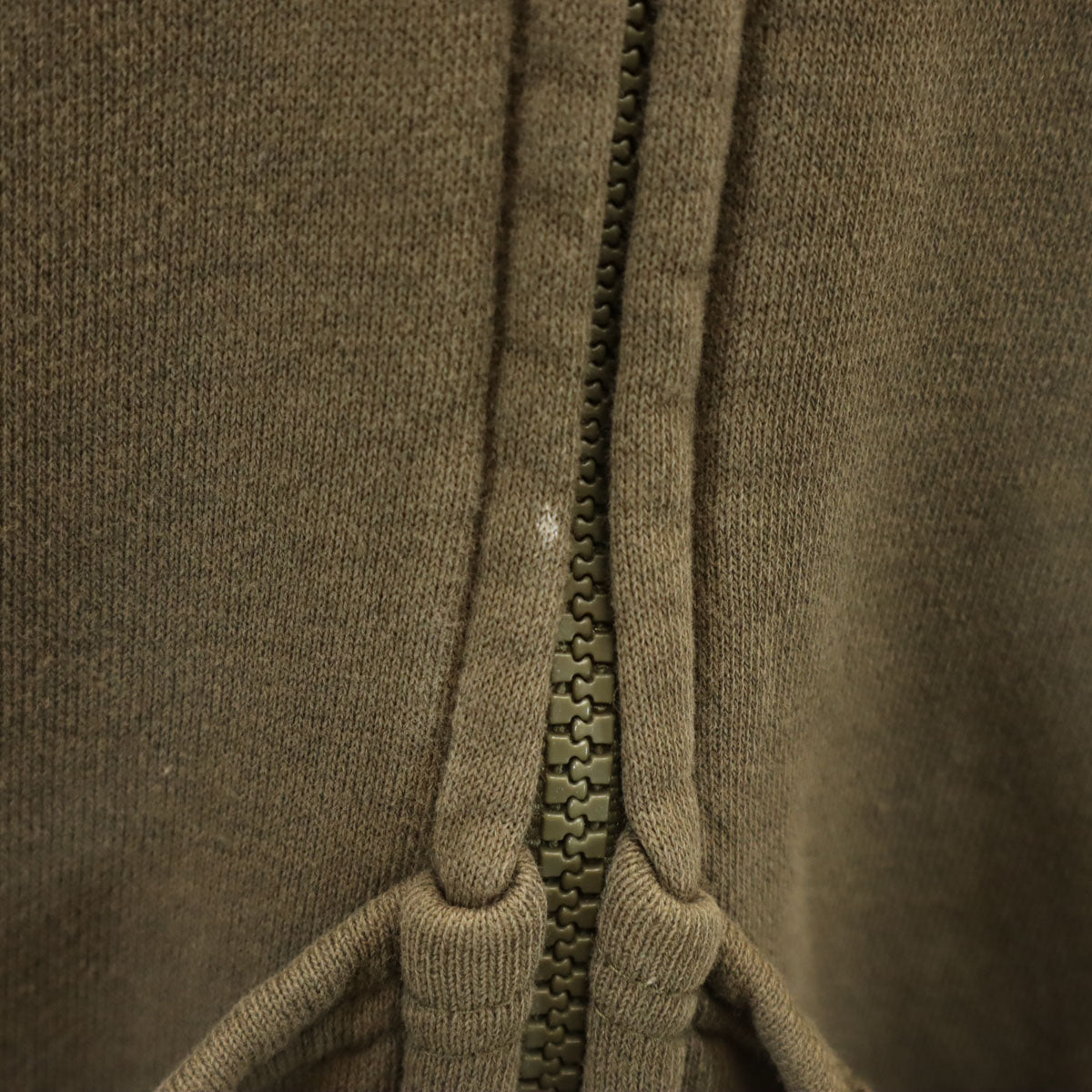 ランプ 長袖 ジップパーカー L カーキ系 メンズ