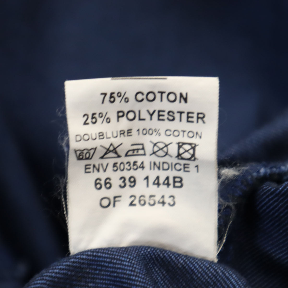 BETRANCOURT ユーロ ワークジャケット 3 ブルー メンズ