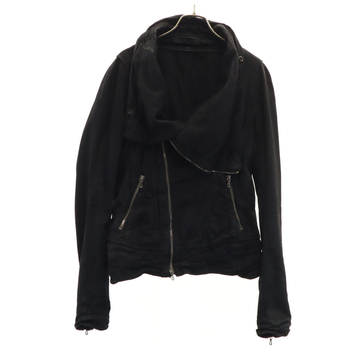 JULIUS ユリウス 日本製 ライダースジャケット 1 黒 メンズ