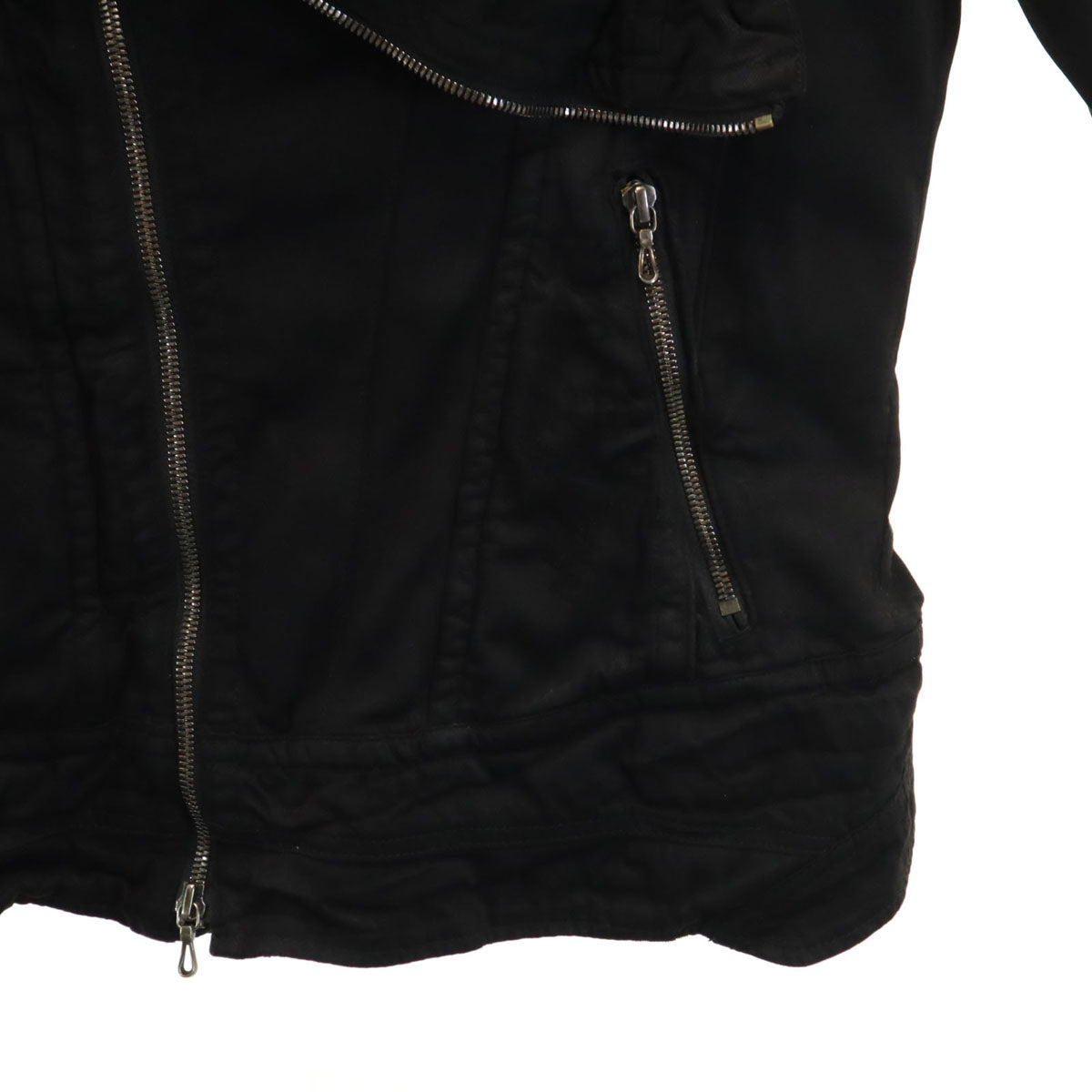 JULIUS ユリウス 日本製 ライダースジャケット 1 黒 メンズ