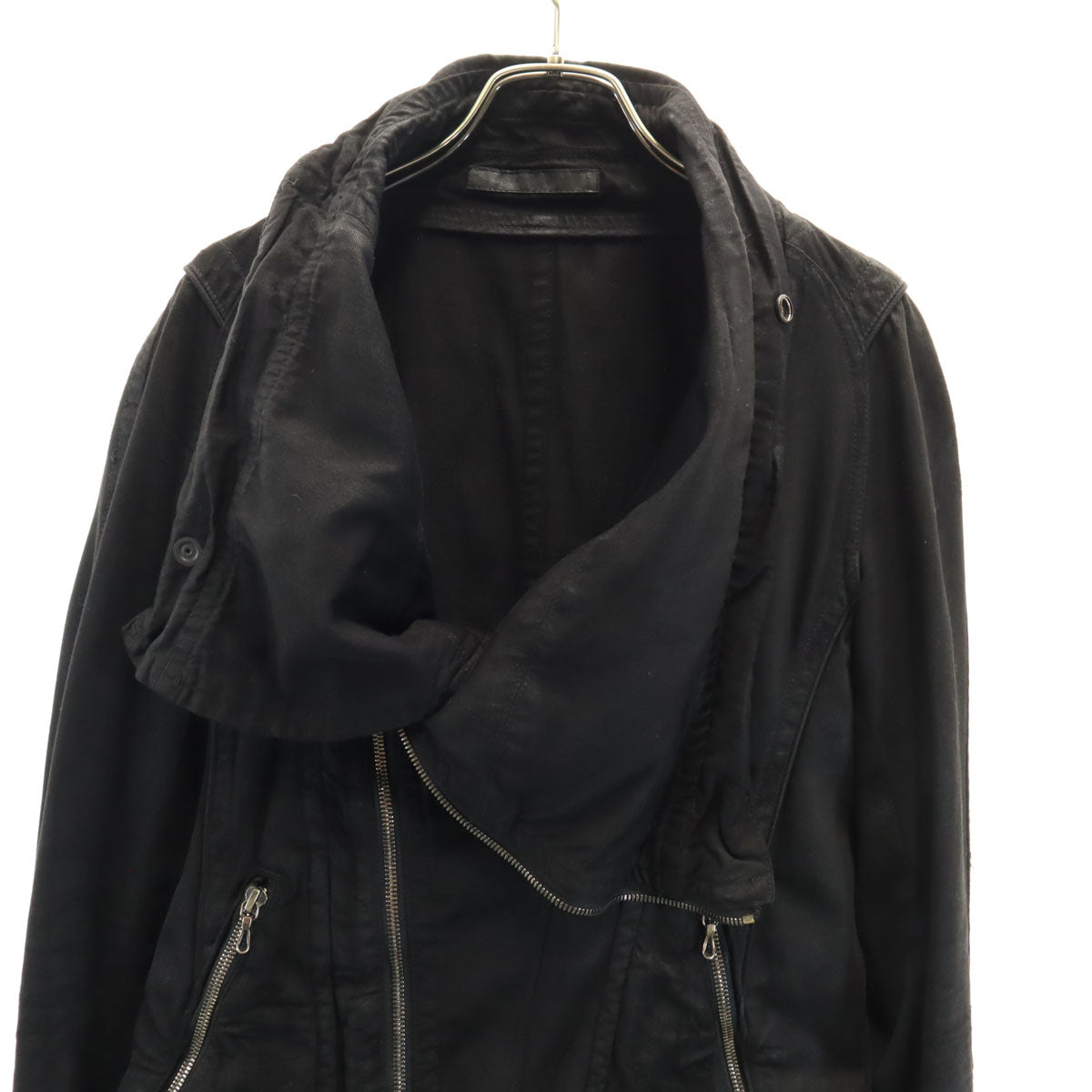 JULIUS ユリウス 日本製 ライダースジャケット 1 黒 メンズ