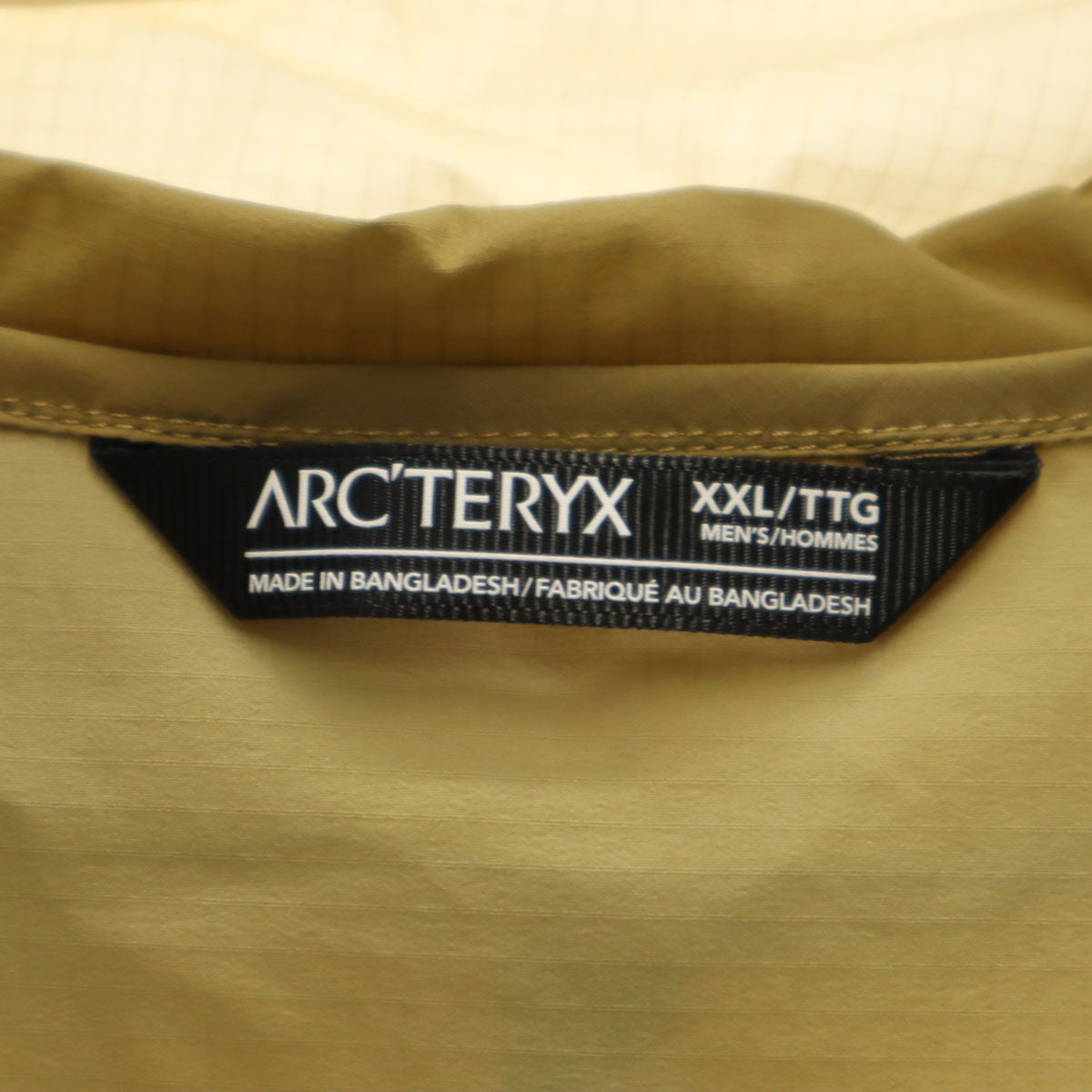 未使用 ARC'TERYX アークテリクス BEAMS ビームス 別注 スコーミッシュフーディー ウインドブレーカー XXL ベージュ アウトドア ビッグサイズ メンズ
