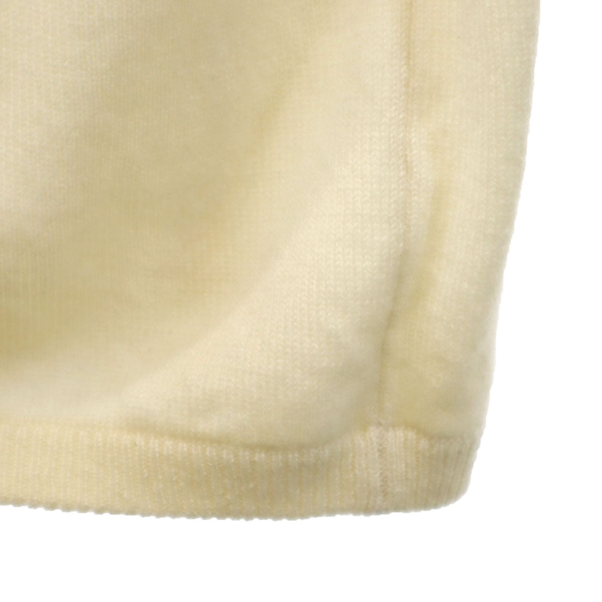 LOUIS VUITTON ルイヴィトン イタリア製 カシミヤ100％ 長袖 ニット M オフホワイト レディース