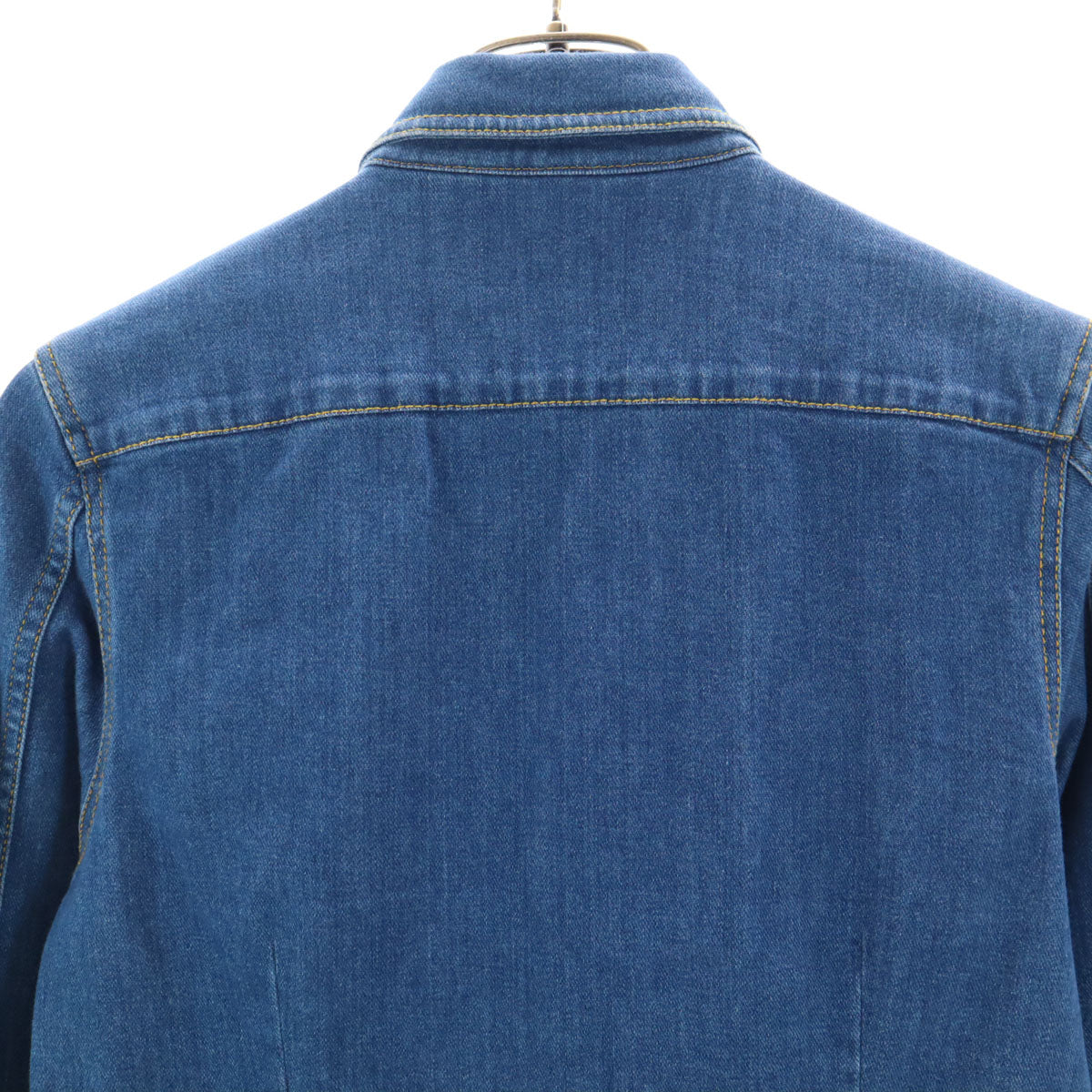 DENHAM デンハム ポルトガル製 長袖 デニムシャツ S ウォッシュブルー レディース