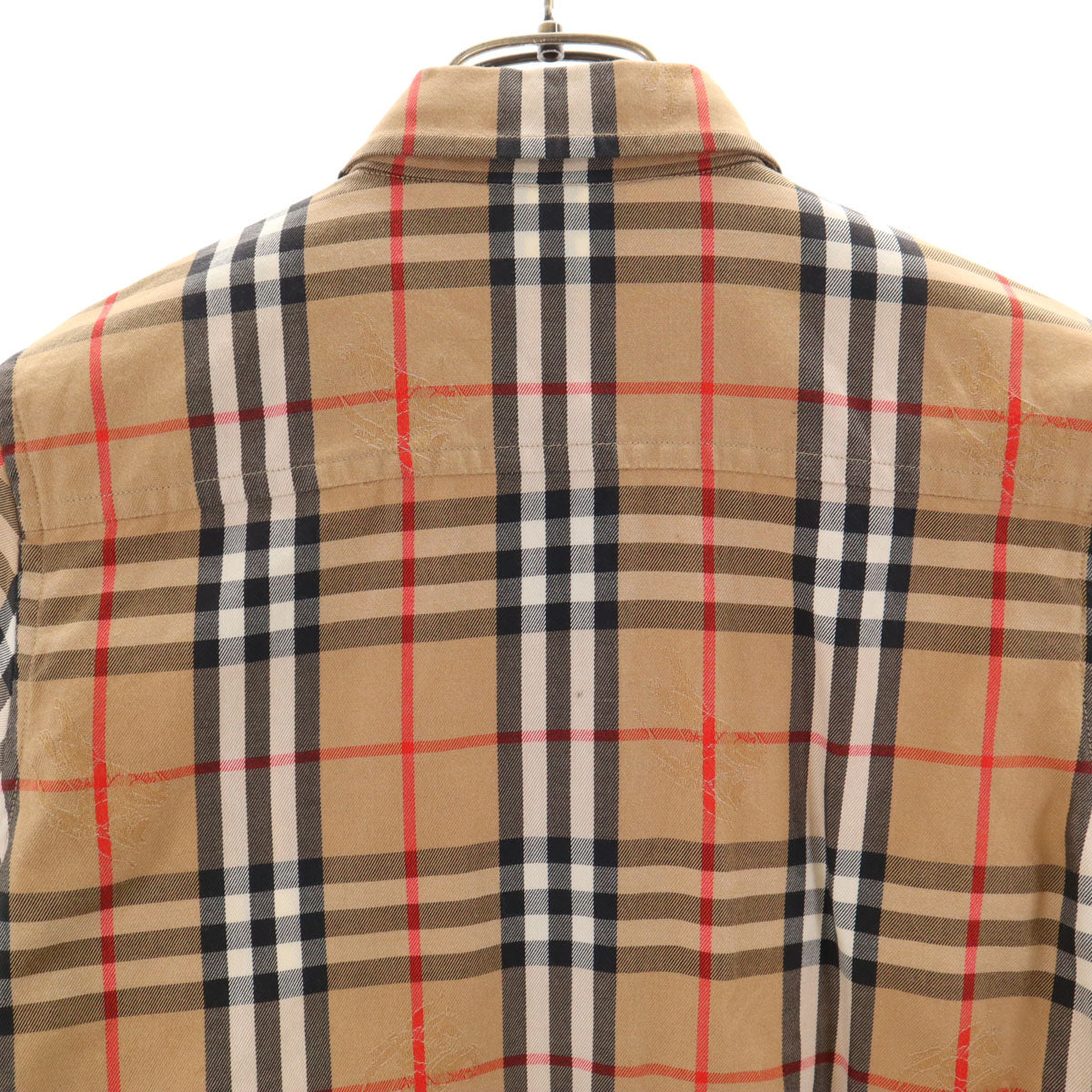 Burberrys バーバリーズ 90s オールド ノバチェック 長袖 コットンシャツ M ベージュ レディース