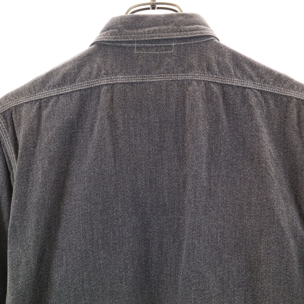 SUGAR CANE シュガーケーン 日本製 1934年 シカゴ万博記念 復刻 長袖 コットンコバート ワークシャツ M チャコールグレー 東洋エンタープライズ SC28281 メンズ