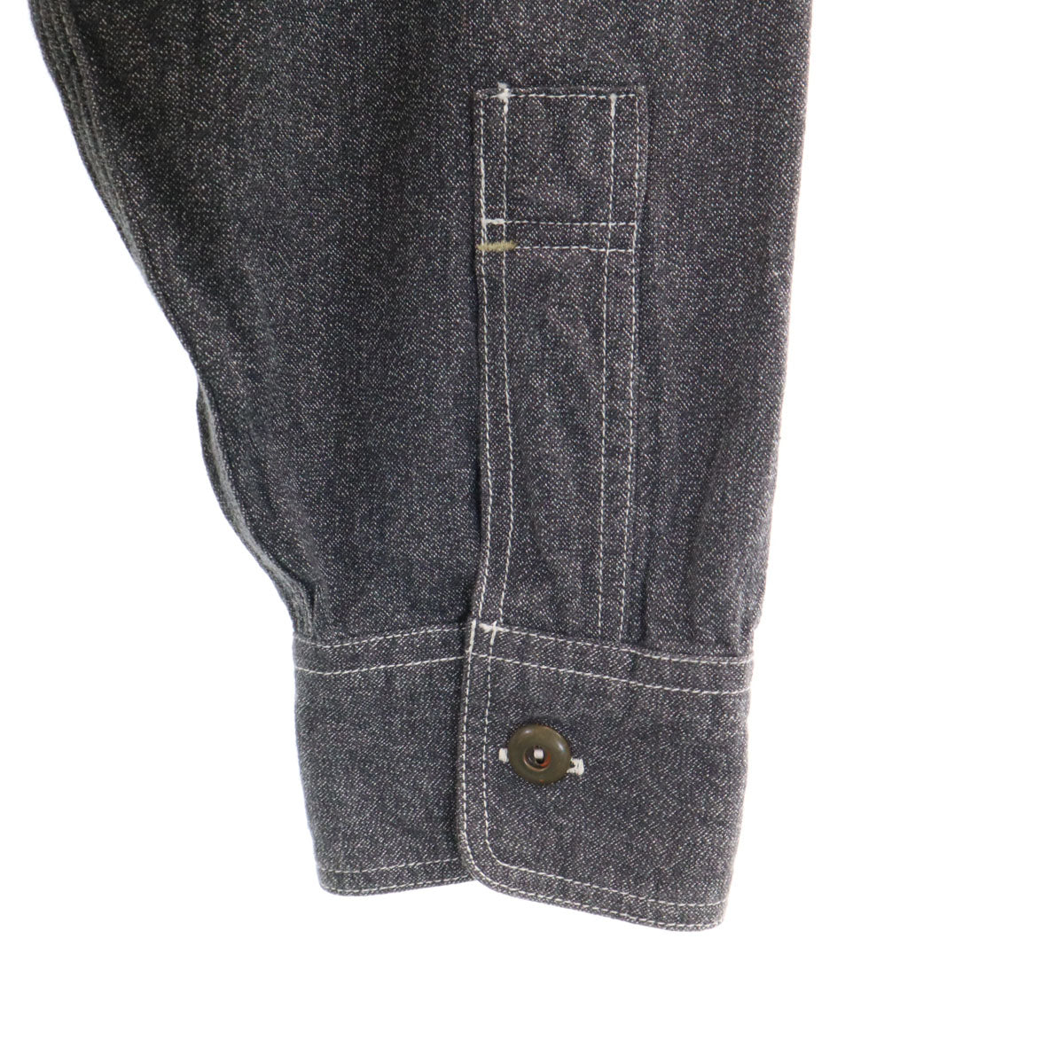 SUGAR CANE シュガーケーン 日本製 1934年 シカゴ万博記念 復刻 長袖 コットンコバート ワークシャツ M チャコールグレー 東洋エンタープライズ SC28281 メンズ