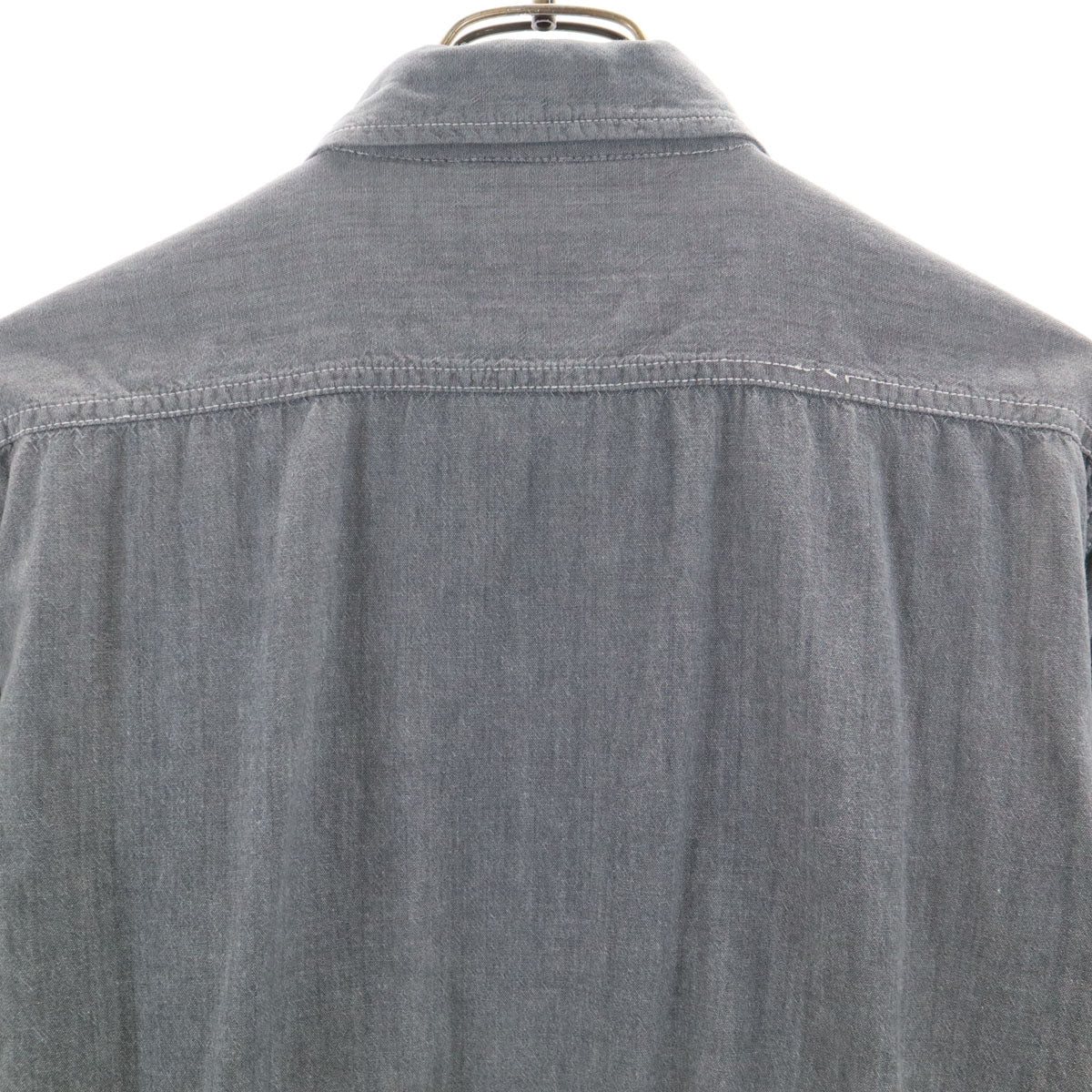 CAMCO カムコ 80s 90s オールド 長袖 シャンブレーシャツ M グレー メンズ