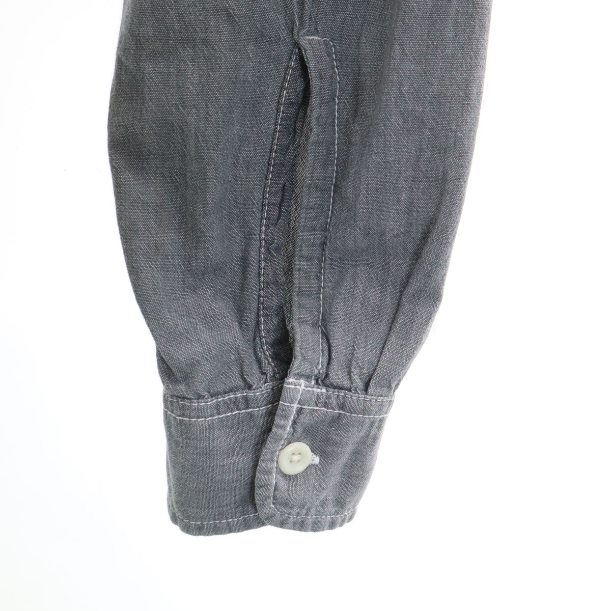 CAMCO カムコ 80s 90s オールド 長袖 シャンブレーシャツ M グレー メンズ