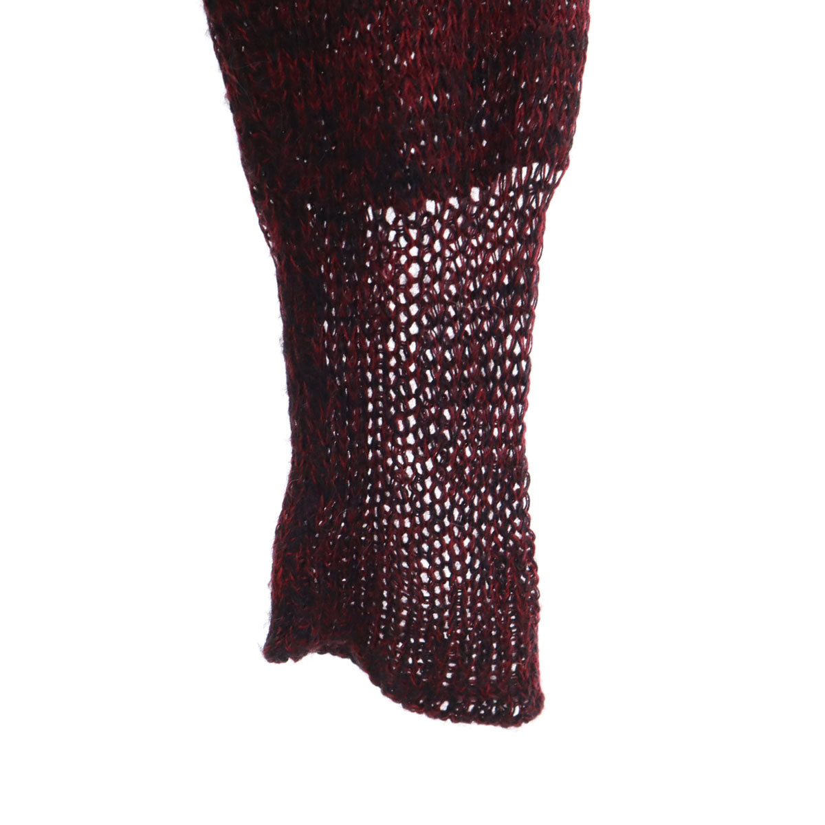 SEE BY CHLOE シーバイクロエ イタリア製 アルパカブレンド 長袖 Vネック ニットカーディガン 38 ボルドー系 レディース