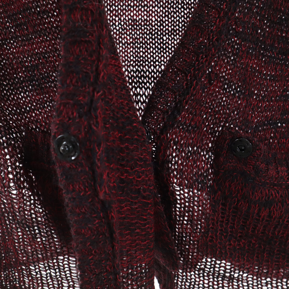 SEE BY CHLOE シーバイクロエ イタリア製 アルパカブレンド 長袖 Vネック ニットカーディガン 38 ボルドー系 レディース