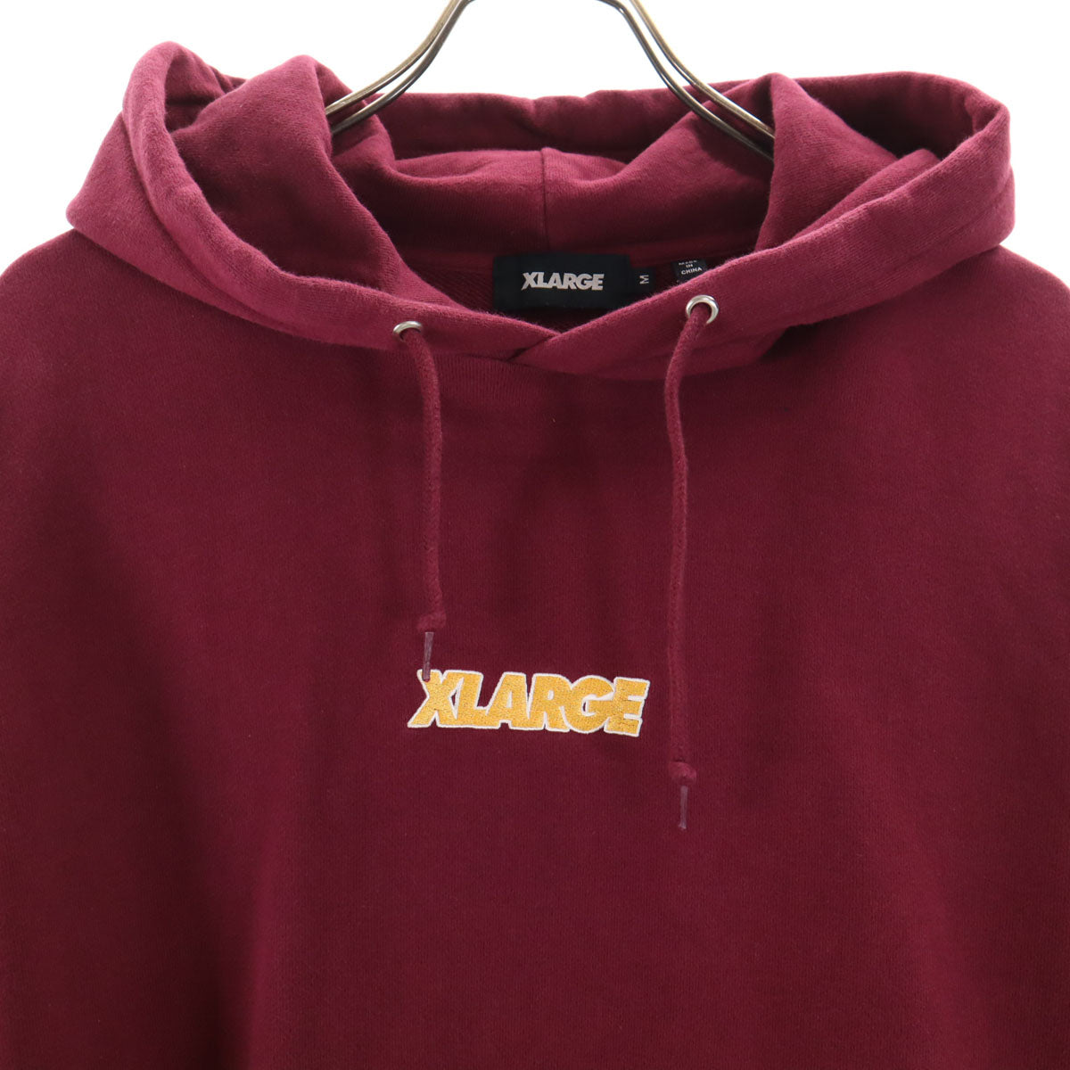 XLARGE エクストララージ 長袖 スウェットパーカー M ワインレッド メンズ