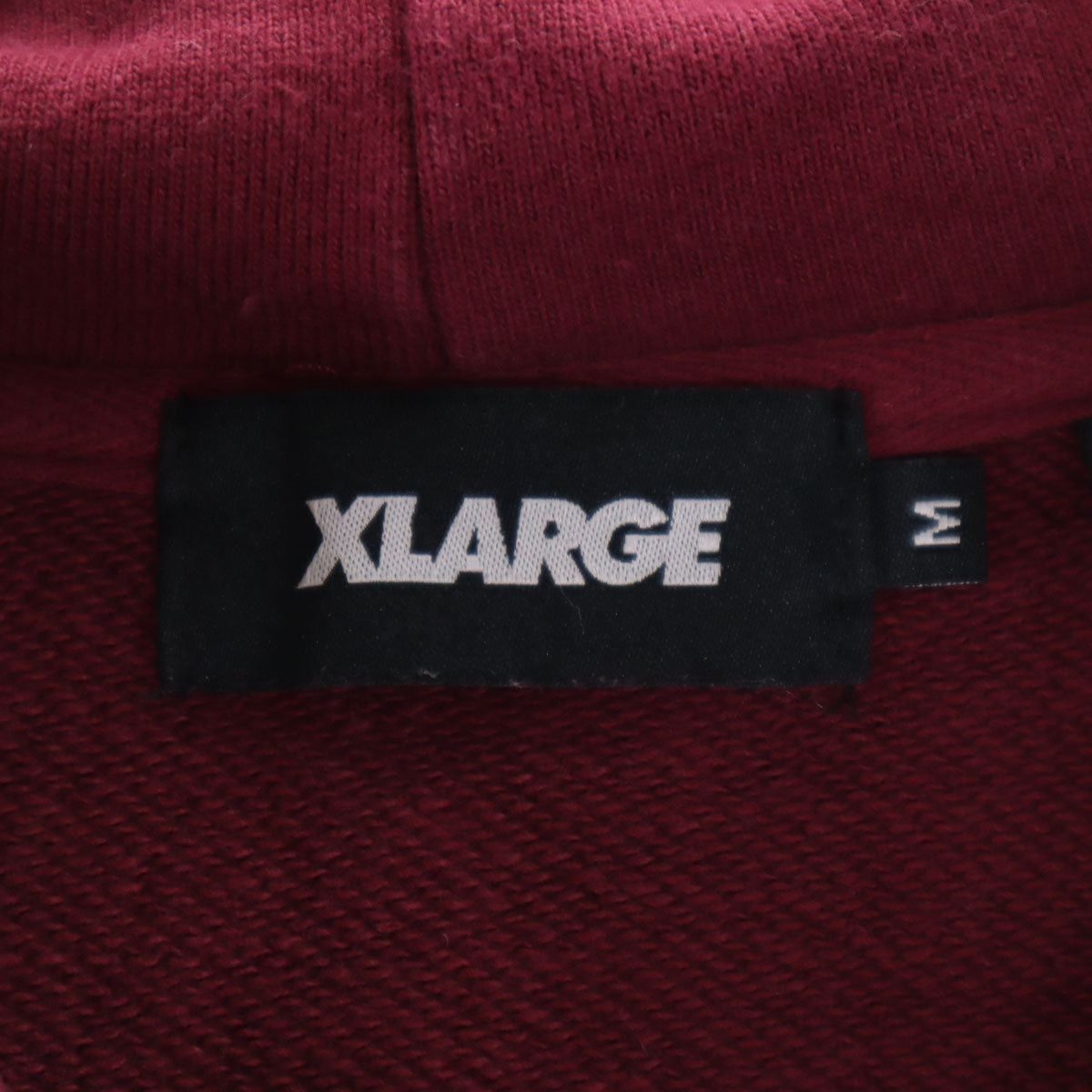 XLARGE エクストララージ 長袖 スウェットパーカー M ワインレッド メンズ