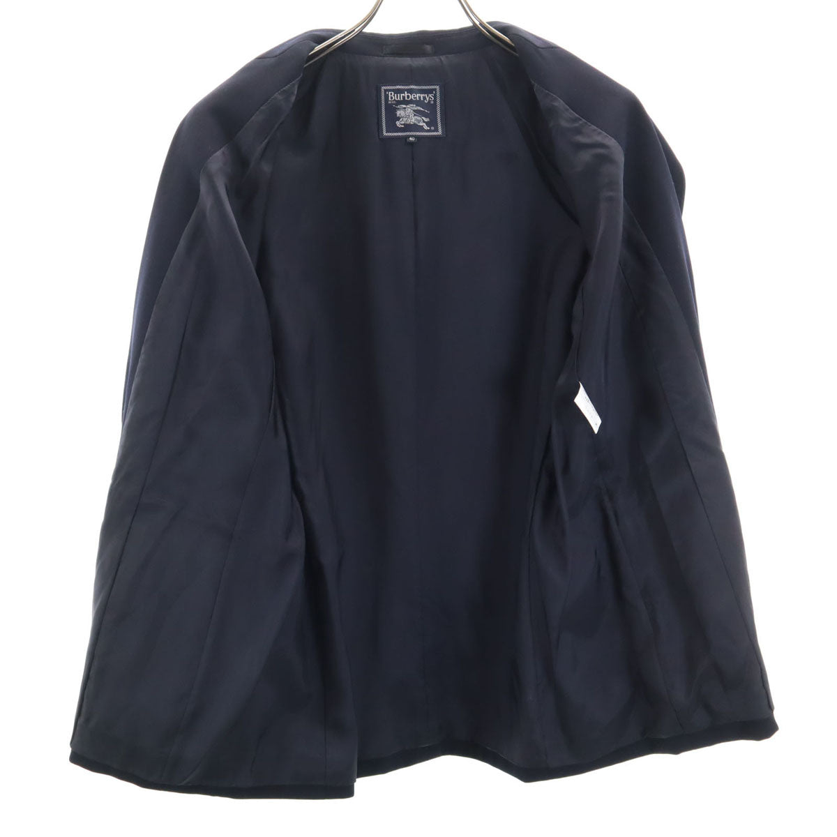 Burberrys バーバリーズ 90s オールド スカートスーツ 上下 セットアップ 38/40 ネイビー系 三陽商会 レディース