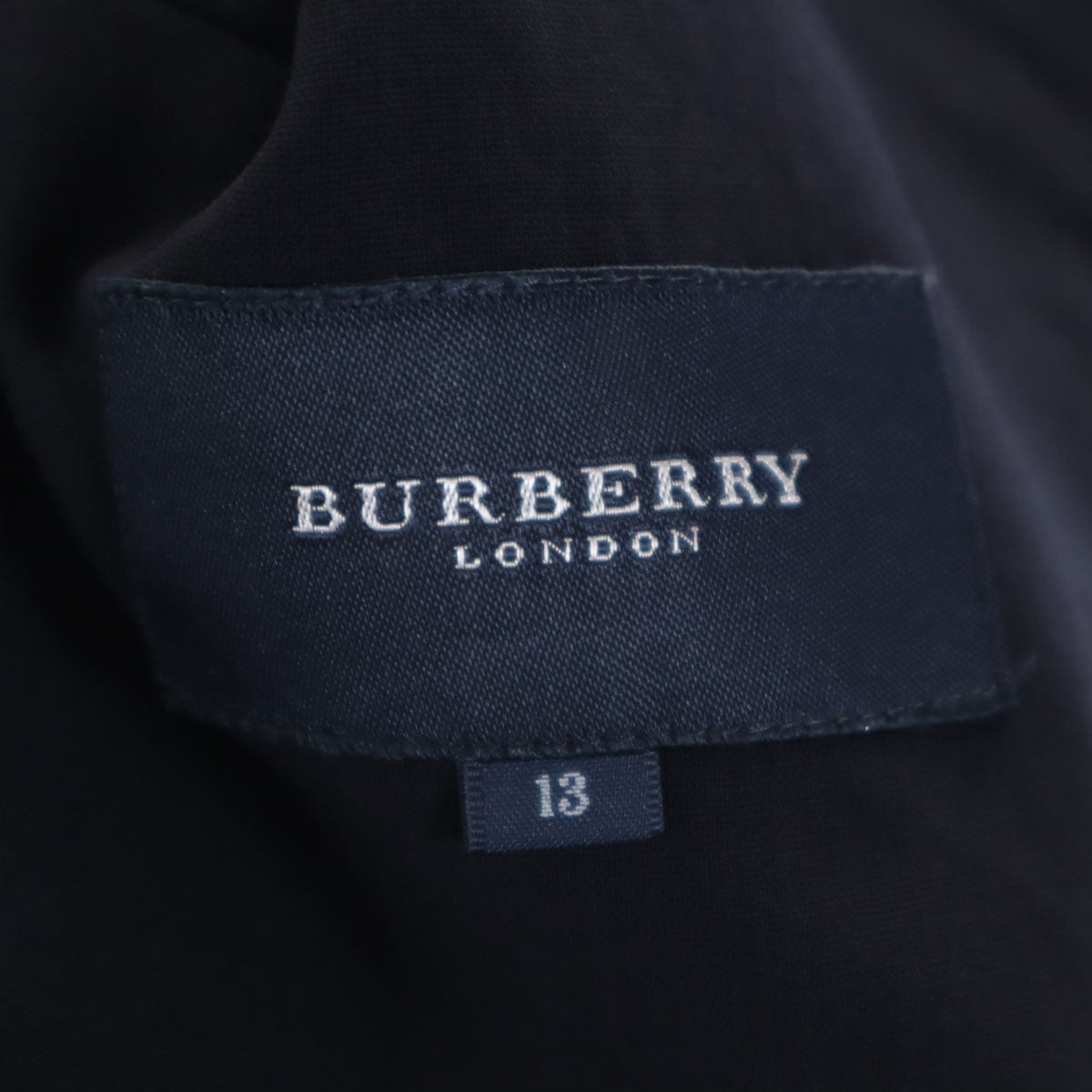 BURBERRY バーバリー スカートスーツ 上下 セットアップ 13 ネイビー系 比翼 レディース