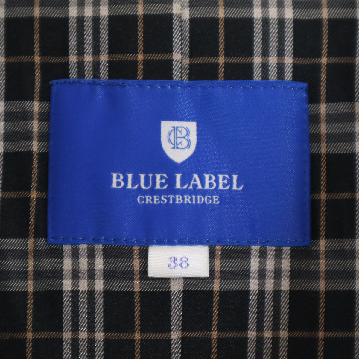 BLUE LABEL CRESTBRIDGE ブルーレーベルクレストブリッジ スカートスーツ 上下 セットアップ 38 ブラック レディース