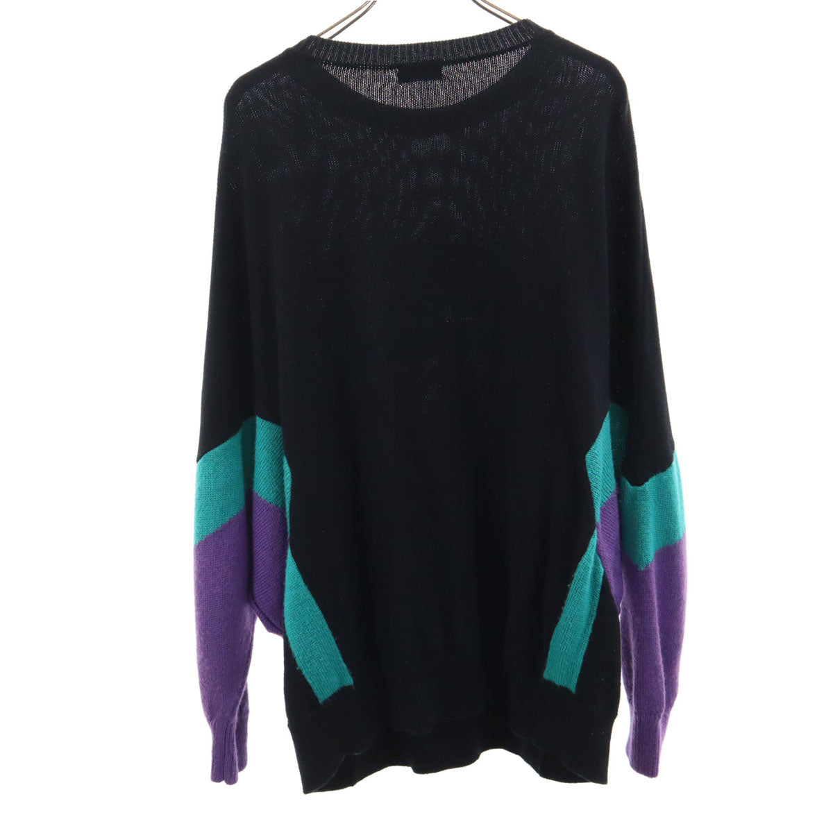 HYSTERIC GLAMOUR ヒステリックグラマー 長袖 ドルマン セーター FREE ブラック ニット レディース