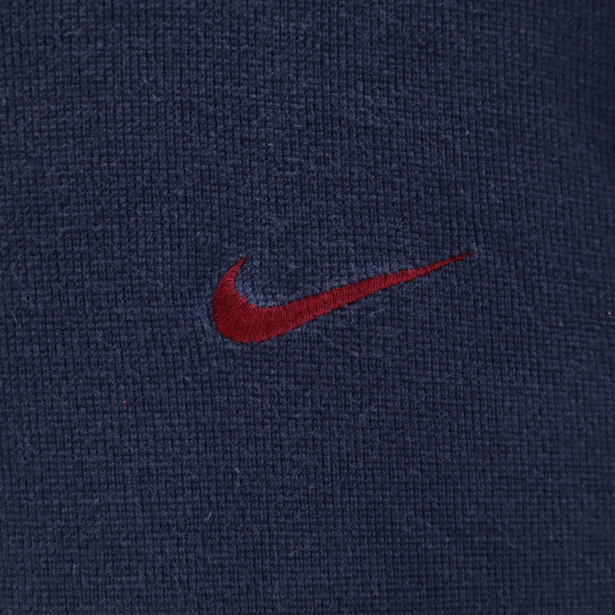 NIKE ナイキ 90s 00s オールド 長袖 Vネック トレーナー L ネイビー メンズ