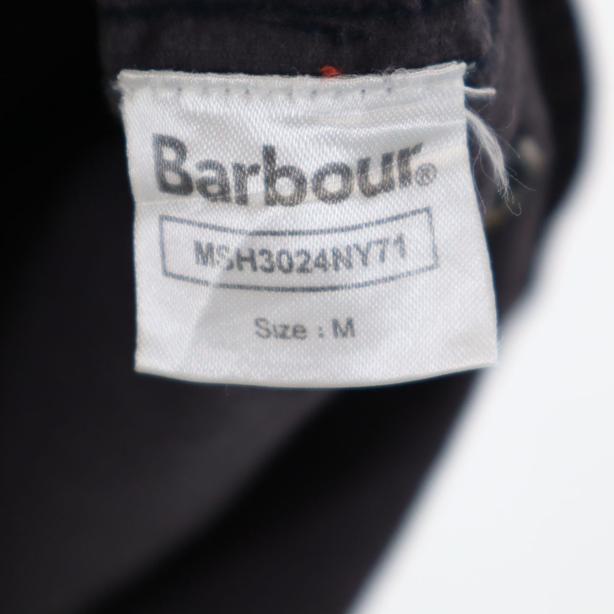 Barbour バブアー フィッシュ刺繍 長袖 コーデュロイ ボタンダウンシャツ M チャコールグレー 魚 メンズ