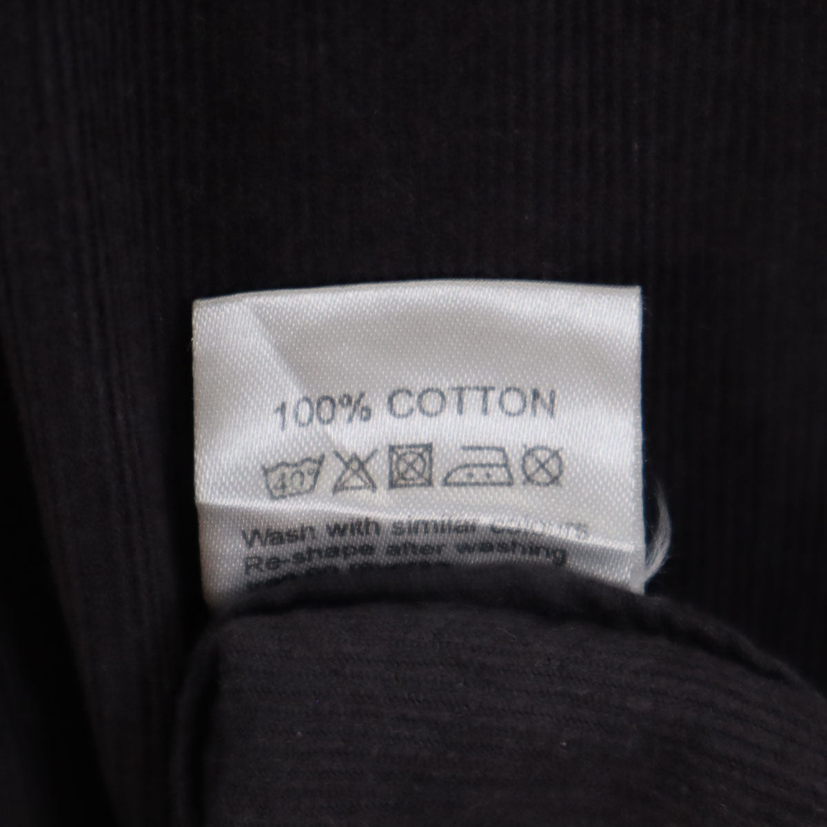 Barbour バブアー フィッシュ刺繍 長袖 コーデュロイ ボタンダウンシャツ M チャコールグレー 魚 メンズ