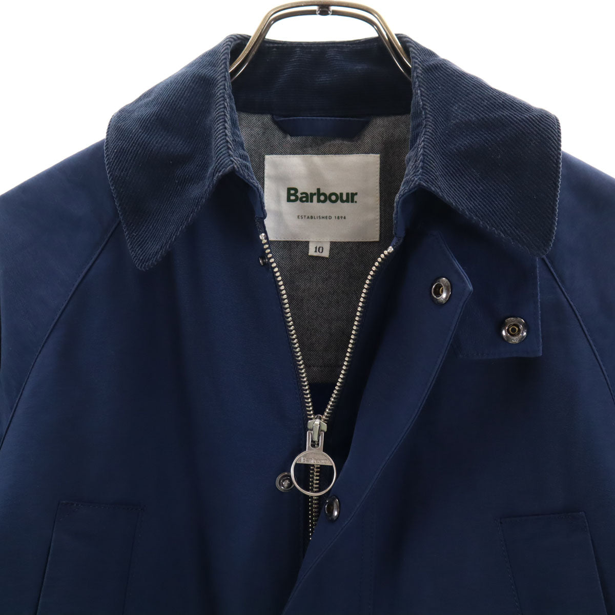 Barbour バブアー 日本製 ビデイル ジャケット 10 ネイビー BEDALE レディース