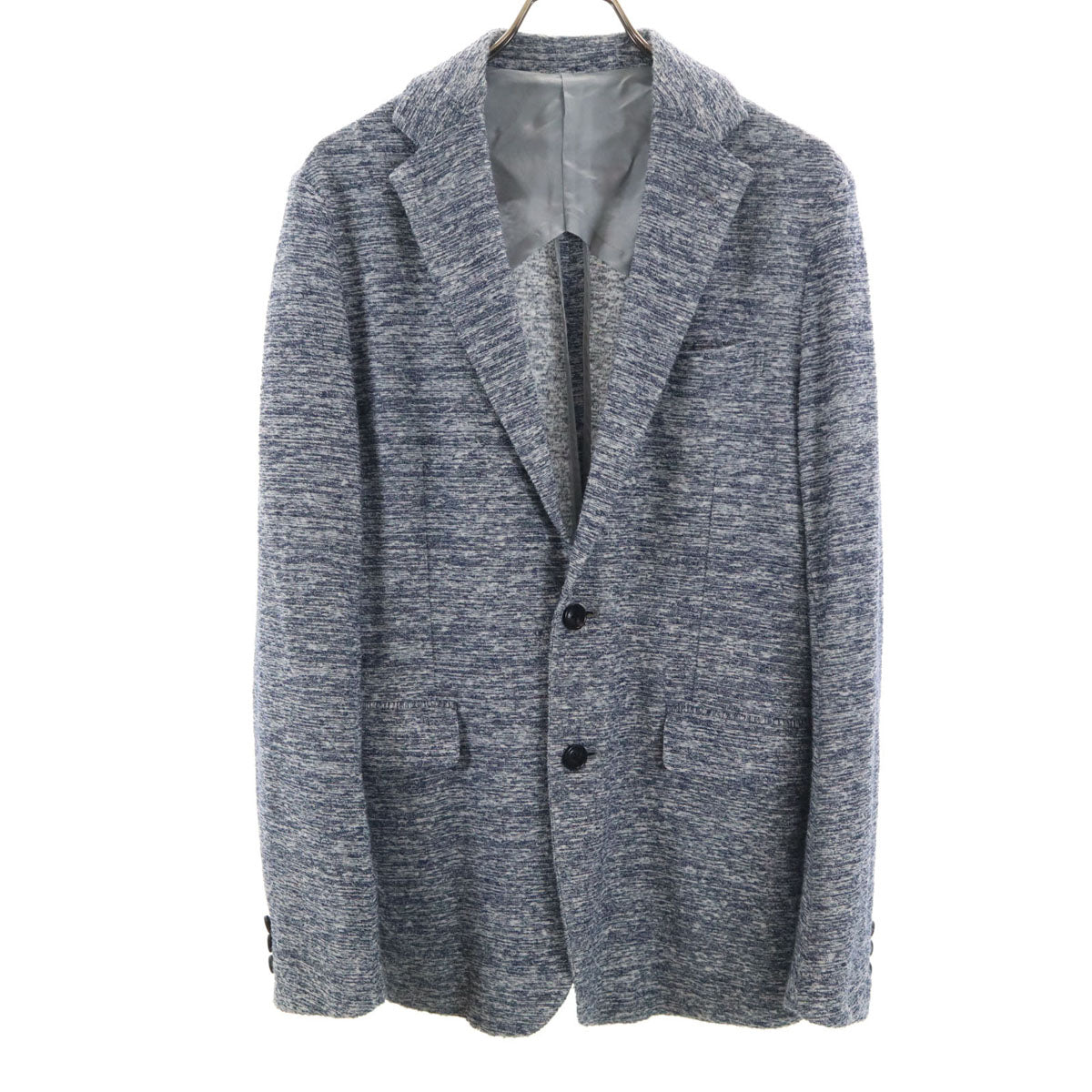 Casely Hayford ケイスリーヘイフォード 日本製 パイル地 テーラードジャケット 36 ネイビー アンコン メンズ