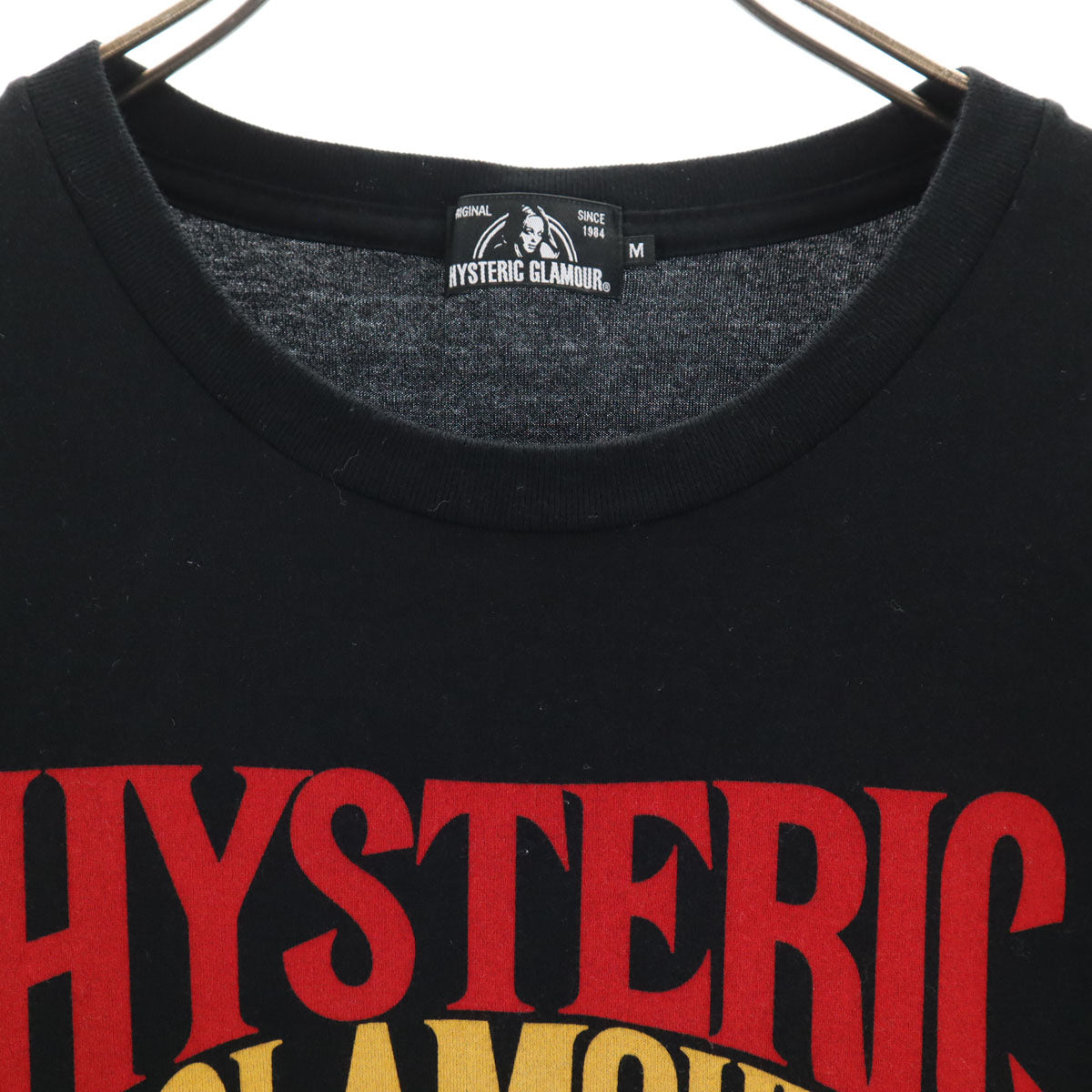 HYSTERIC GLAMOUR ヒステリックグラマー 日本製 半袖 Tシャツ M ブラック メンズ