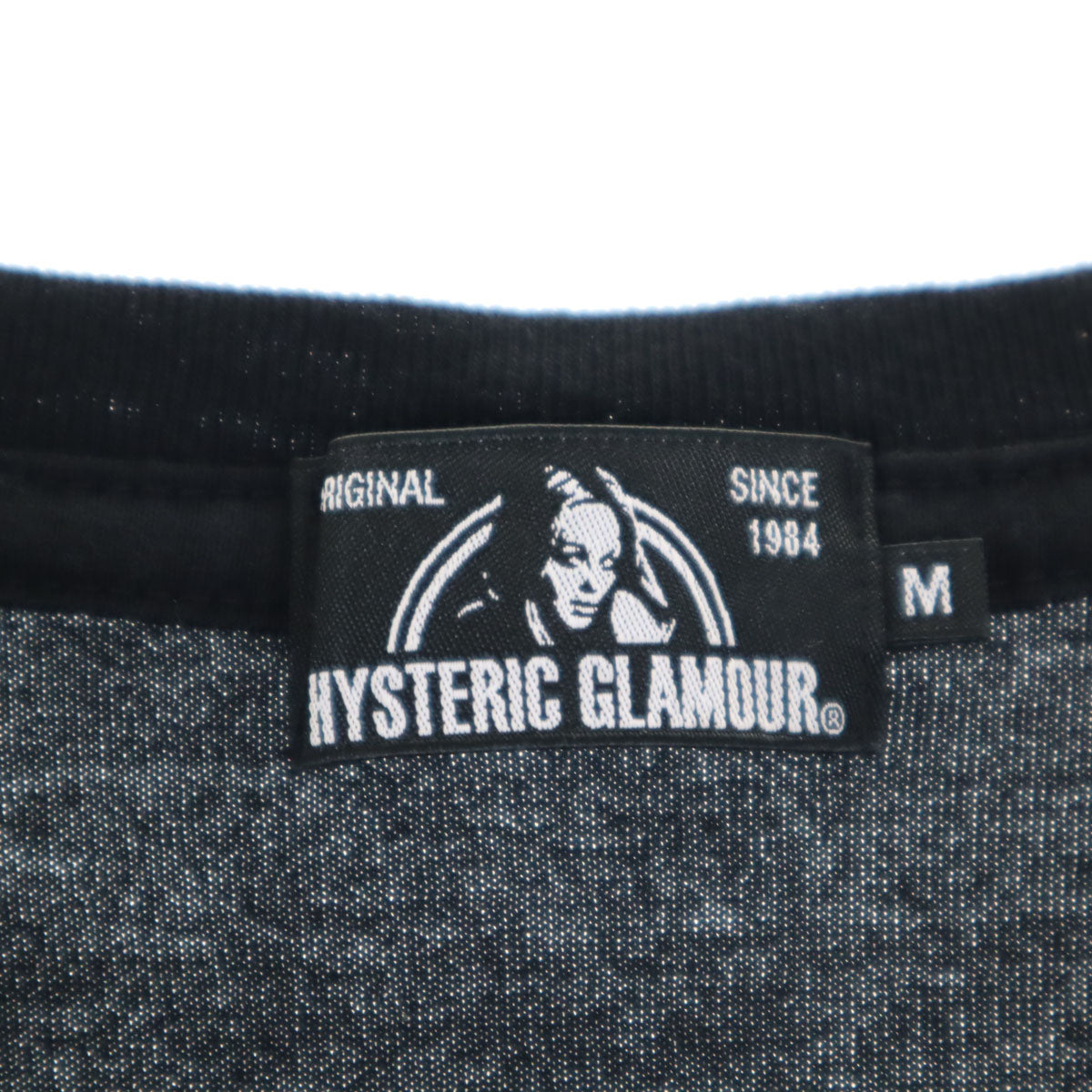 HYSTERIC GLAMOUR ヒステリックグラマー 日本製 半袖 Tシャツ M ブラック メンズ