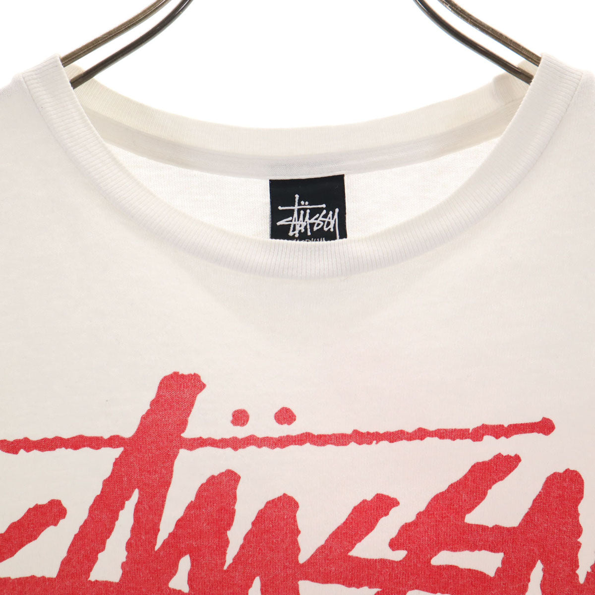STUSSY ステューシー 半袖 Tシャツ M ホワイト メンズ
