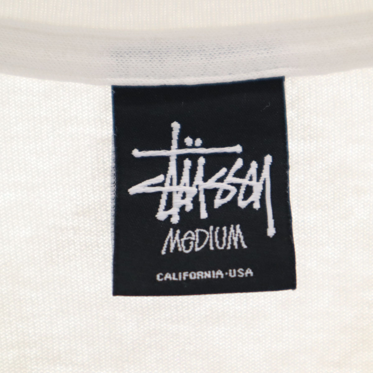 STUSSY ステューシー 半袖 Tシャツ M ホワイト メンズ