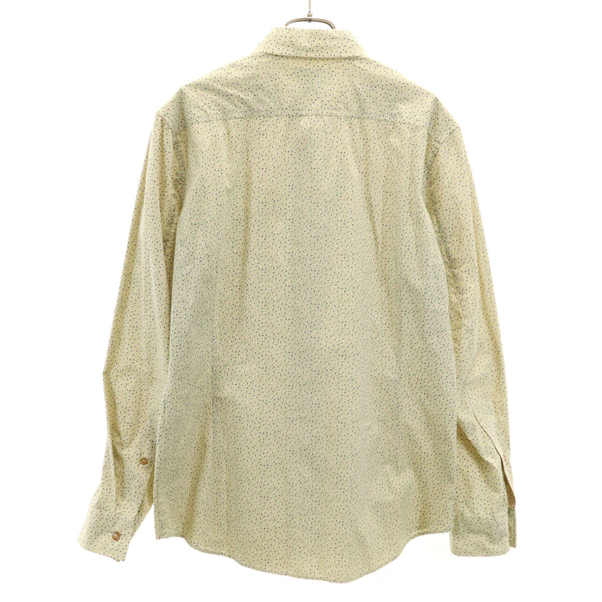 Vivienne WestwoodMAN ヴィヴィアンウエストウッドマン 日本製 小花柄 長袖 コットンシャツ 50 クリーム系 メンズ