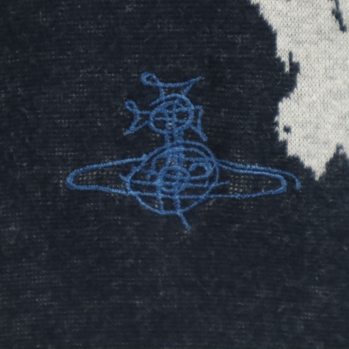 Vivienne WestwoodMAN ヴィヴィアンウエストウッドマン イタリア製 総柄 ニット切替 ブルゾン M チャコールグレー ジャケット メンズ