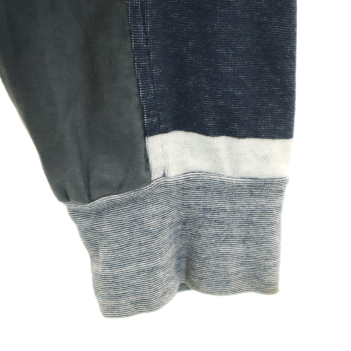 Vivienne WestwoodMAN ヴィヴィアンウエストウッドマン イタリア製 総柄 ニット切替 ブルゾン M チャコールグレー ジャケット メンズ