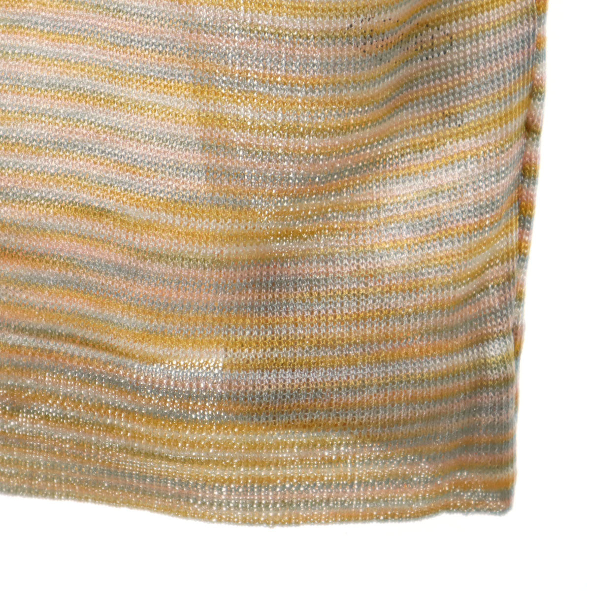 Missoni ミッソーニ イタリア製 長袖 ニットカーディガン 40 ベージュ系 レディース