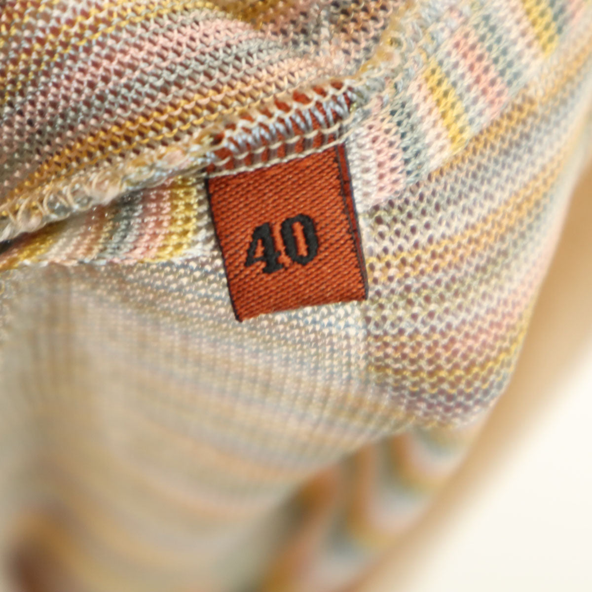 Missoni ミッソーニ イタリア製 長袖 ニットカーディガン 40 ベージュ系 レディース