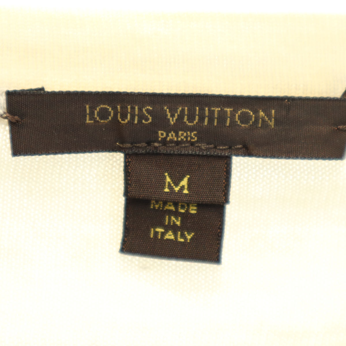 LOUIS VUITTON ルイヴィトン イタリア製 長袖 ニットカーディガン M クリーム系 レディース