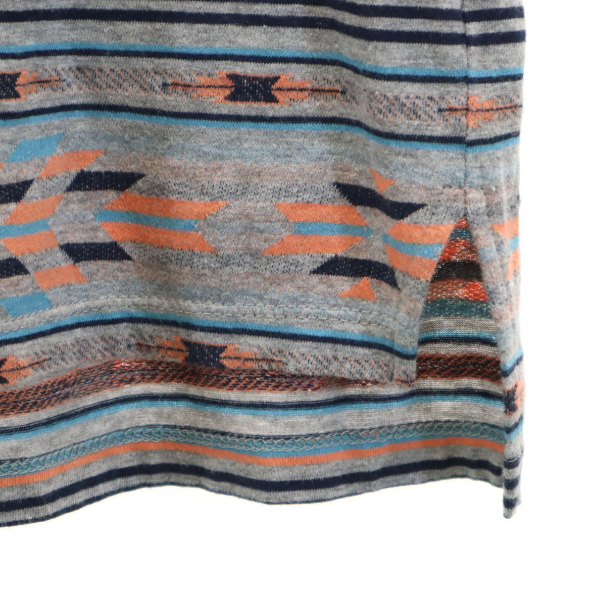 Vivienne WestwoodMAN ヴィヴィアンウエストウッドマン 日本製 ボーダー柄 オーブロゴ 半袖 Tシャツ 48 グレー メンズ