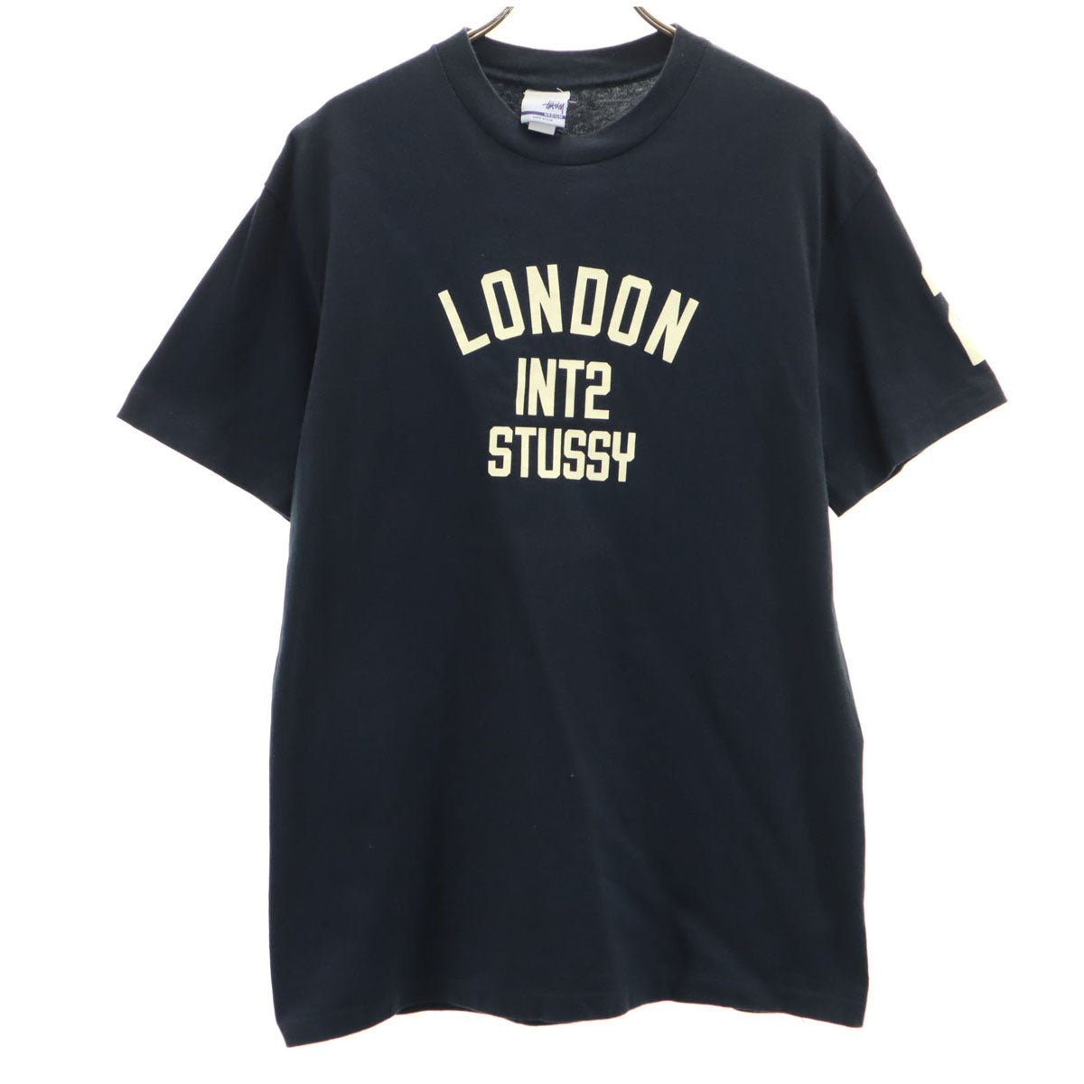 STUSSY ステューシー オールド 紺タグ 半袖 Tシャツ M ネイビー メンズ