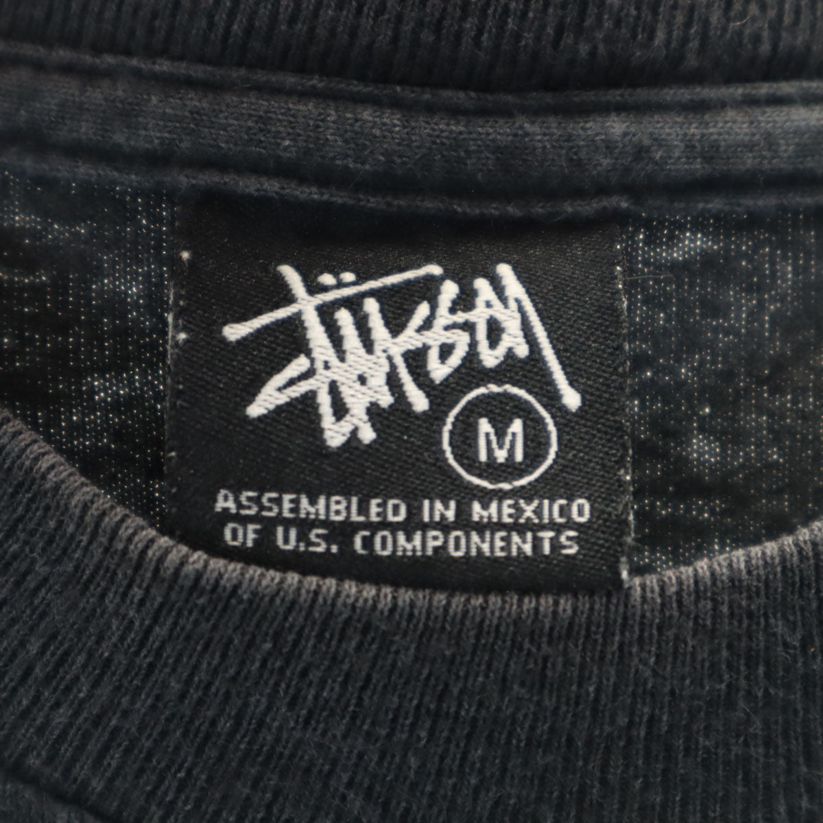 STUSSY ステューシー 半袖 Tシャツ M ブラック メンズ