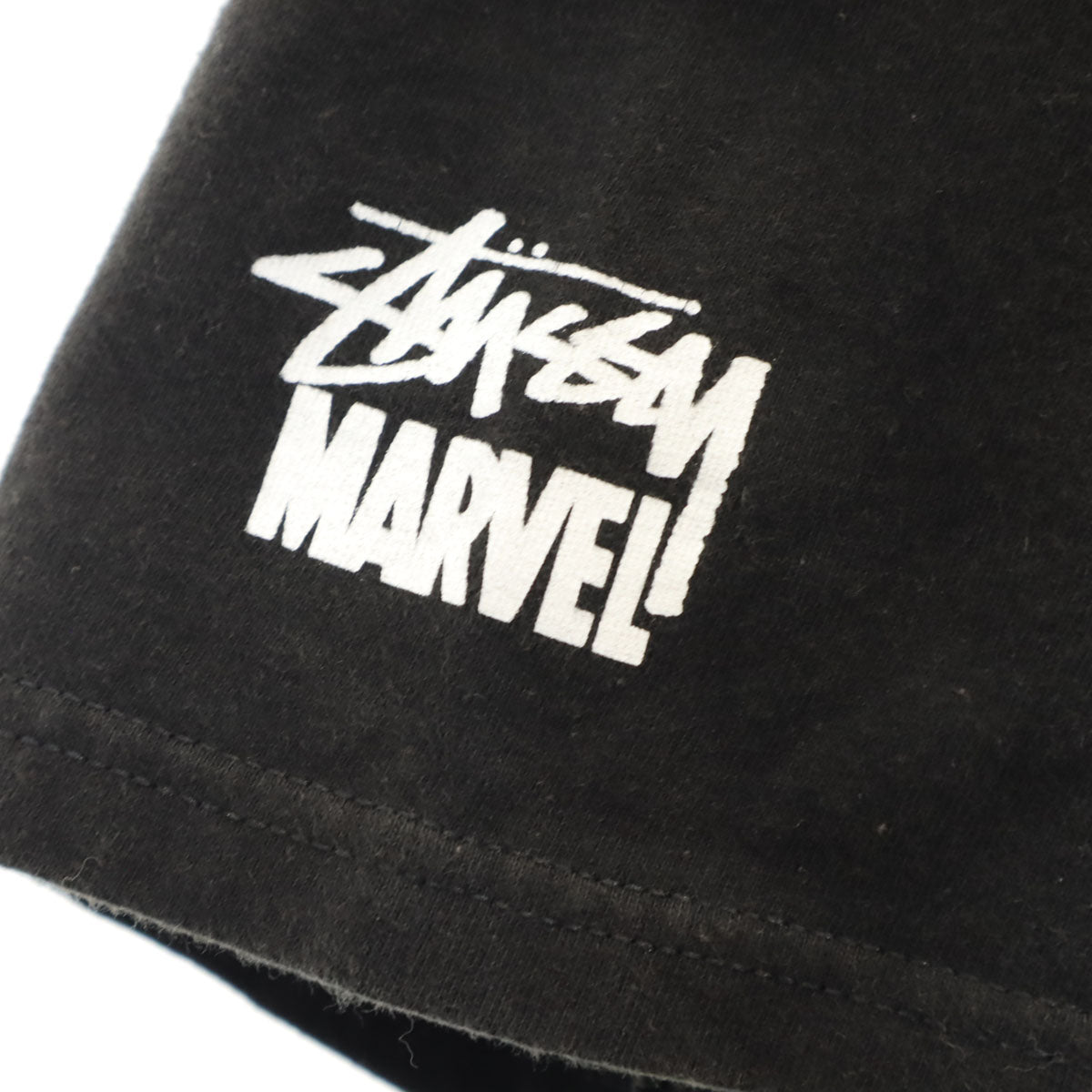 STUSSY ステューシー MARVEL COMICS マーベル コラボ スパイダーマン 半袖 Tシャツ M ブラック メンズ
