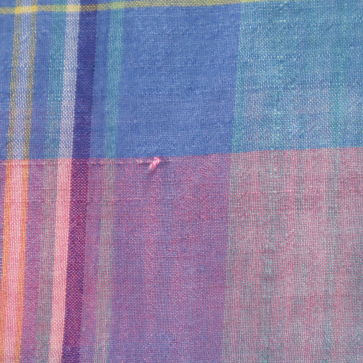 Polo by Ralph Lauren ポロバイラルフローレン 80s USA製 ボーイズ ヴィンテージ 緑タグ マドラスチェック柄 半袖 ボタンダウンシャツ 20 ブルー系 キッズ